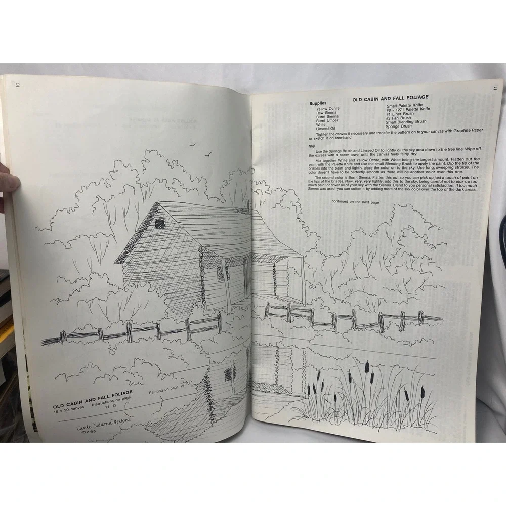 Landscapes for All Seasons Vol 2 Painting Pattern Book Binford 1984